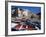 Fishing Harbour and Porta Pescara Beyond, Cefalu, Island of Sicily, Italy, Mediterranean-Julian Pottage-Framed Photographic Print