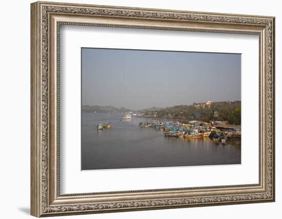 Fishing Harbour at Panjim, Goa, India, Asia-Yadid Levy-Framed Photographic Print