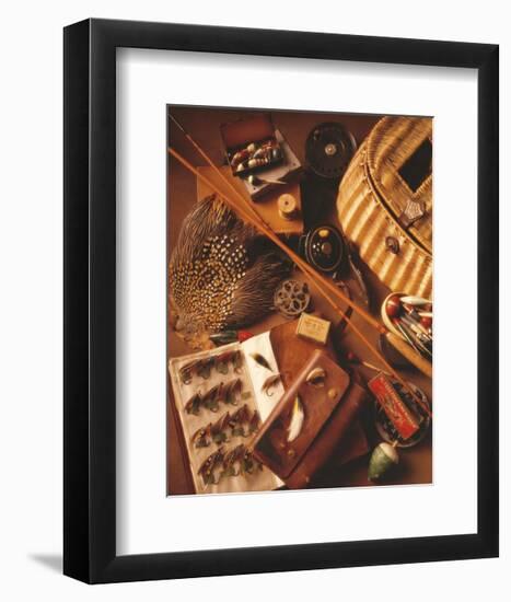 Fishing I-Michael Harrison-Framed Art Print