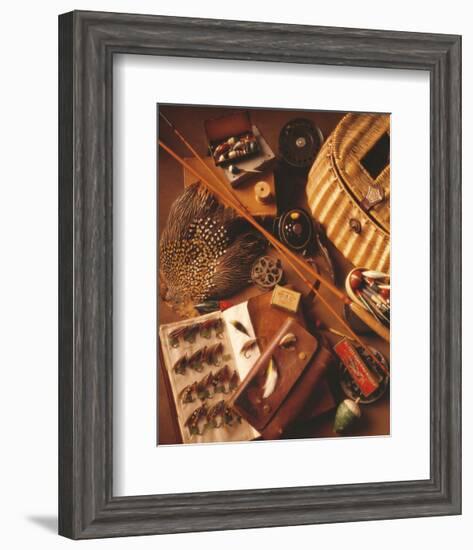 Fishing I-Michael Harrison-Framed Art Print