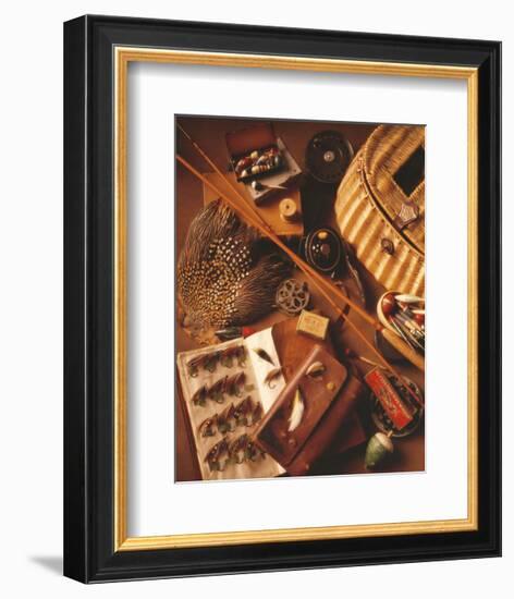 Fishing I-Michael Harrison-Framed Art Print