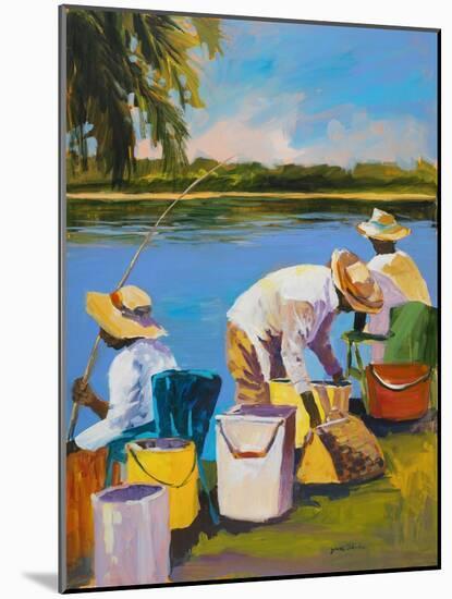 Fishing I-Jane Slivka-Mounted Art Print