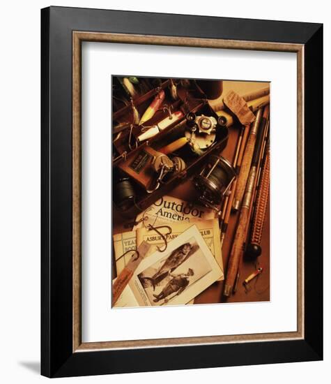 Fishing II-Michael Harrison-Framed Art Print