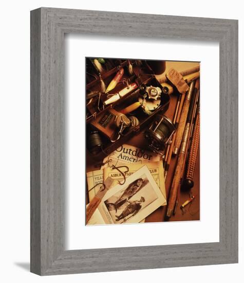 Fishing II-Michael Harrison-Framed Art Print