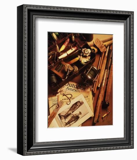 Fishing II-Michael Harrison-Framed Art Print