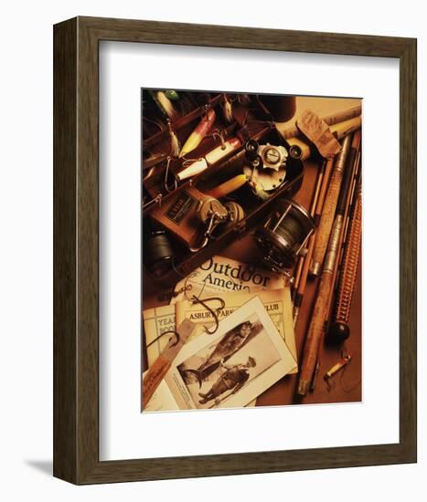 Fishing II-Michael Harrison-Framed Art Print