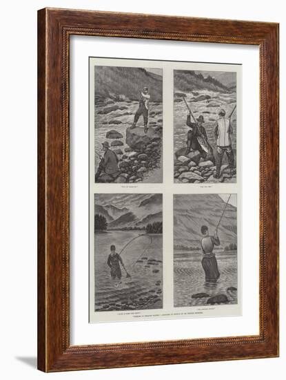 Fishing in Strange Waters-null-Framed Giclee Print