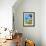 Fishing IV-Jane Slivka-Framed Art Print displayed on a wall