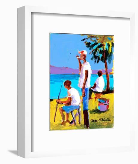 Fishing IV-Jane Slivka-Framed Art Print