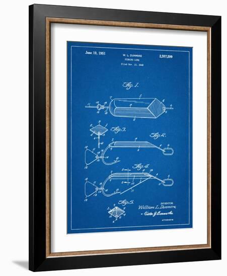 Fishing Lure Patent-null-Framed Art Print