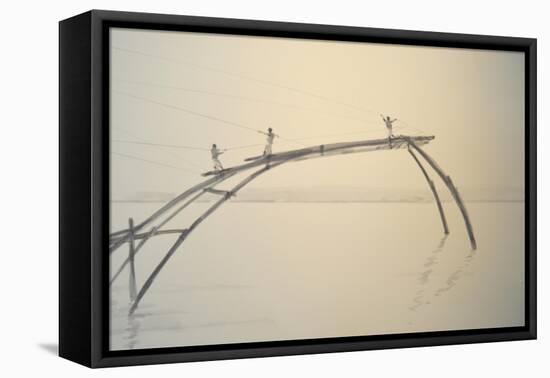 Fishing Nets Cochin 2-Lincoln Seligman-Framed Premier Image Canvas