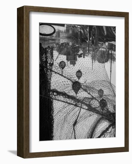 Fishing Nets Hanging Out to Dry-Eliot Elisofon-Framed Photographic Print