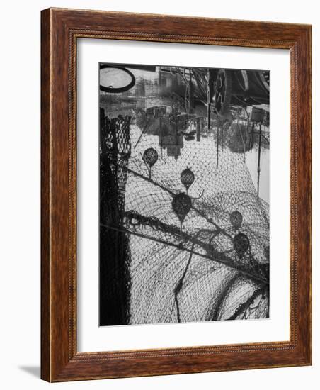 Fishing Nets Hanging Out to Dry-Eliot Elisofon-Framed Photographic Print