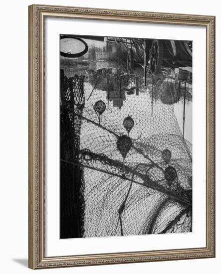 Fishing Nets Hanging Out to Dry-Eliot Elisofon-Framed Photographic Print