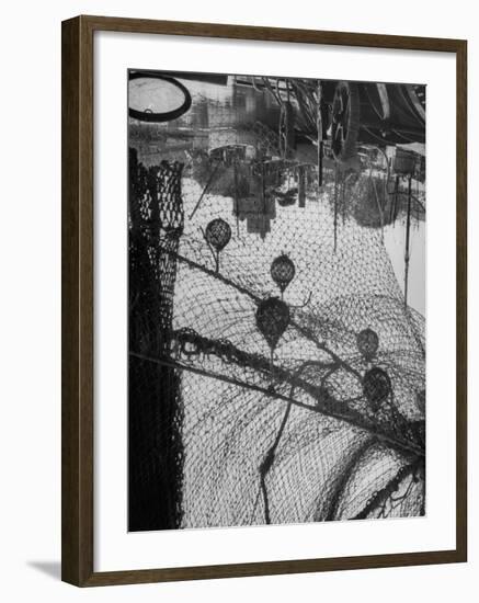 Fishing Nets Hanging Out to Dry-Eliot Elisofon-Framed Photographic Print