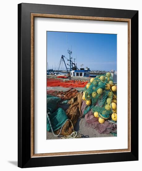 Fishing Nets, Sainte Anne Des Monts, Quebec, Canada, North America-Michael DeFreitas-Framed Photographic Print