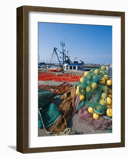 Fishing Nets, Sainte Anne Des Monts, Quebec, Canada, North America-Michael DeFreitas-Framed Photographic Print