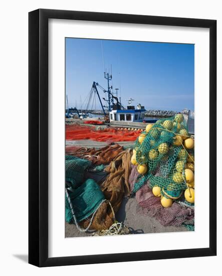 Fishing Nets, Sainte Anne Des Monts, Quebec, Canada, North America-Michael DeFreitas-Framed Photographic Print