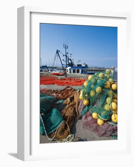 Fishing Nets, Sainte Anne Des Monts, Quebec, Canada, North America-Michael DeFreitas-Framed Photographic Print