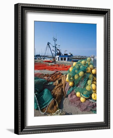 Fishing Nets, Sainte Anne Des Monts, Quebec, Canada, North America-Michael DeFreitas-Framed Photographic Print