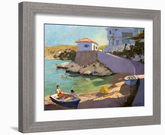 Fishing Nets, Samos, 2005-Andrew Macara-Framed Giclee Print