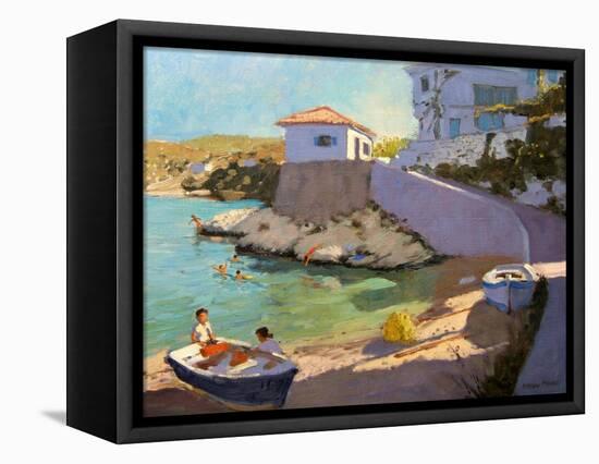 Fishing Nets, Samos, 2005-Andrew Macara-Framed Premier Image Canvas