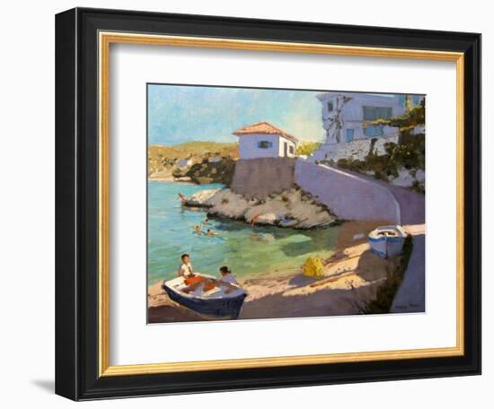 Fishing Nets, Samos, 2005-Andrew Macara-Framed Giclee Print