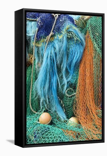 Fishing Nets-Adrian Bicker-Framed Premier Image Canvas