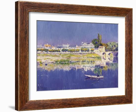 Fishing on a Summer's Day-Paul Mathieu-Framed Giclee Print