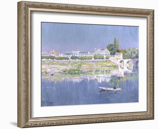 Fishing on a Summer's Day-Paul Mathieu-Framed Giclee Print