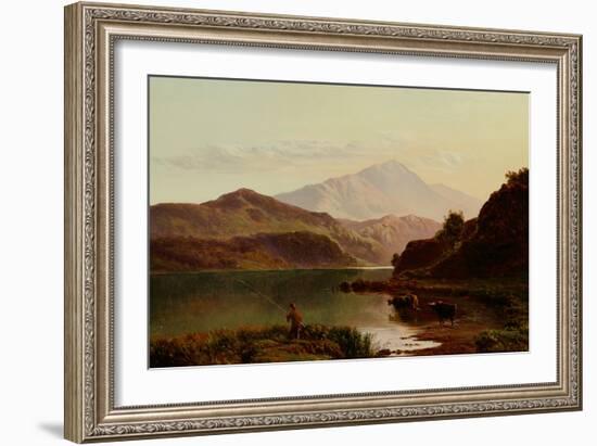 Fishing on The Lake-Sidney Richard Percy-Framed Giclee Print