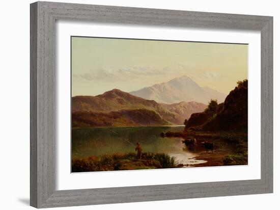 Fishing on The Lake-Sidney Richard Percy-Framed Giclee Print