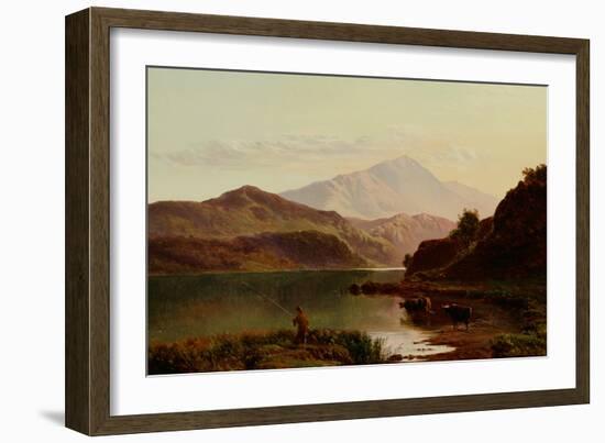 Fishing on The Lake-Sidney Richard Percy-Framed Giclee Print