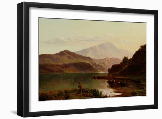 Fishing on The Lake-Sidney Richard Percy-Framed Giclee Print