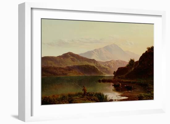 Fishing on The Lake-Sidney Richard Percy-Framed Giclee Print