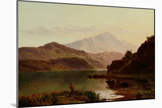 Fishing on The Lake-Sidney Richard Percy-Mounted Giclee Print