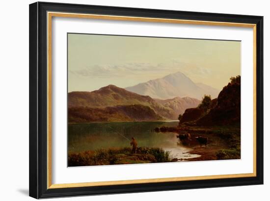 Fishing on The Lake-Sidney Richard Percy-Framed Giclee Print