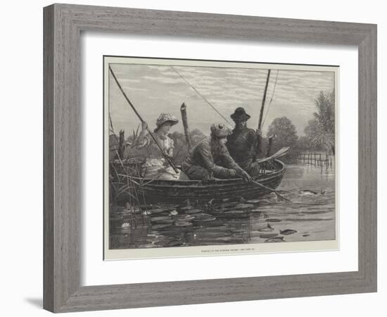 Fishing on the Norfolk Broads-Charles Joseph Staniland-Framed Giclee Print