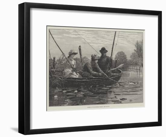 Fishing on the Norfolk Broads-Charles Joseph Staniland-Framed Giclee Print