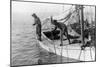 Fishing Oysters in Mobile Bay-Lewis Wickes Hine-Mounted Art Print