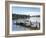 Fishing Pier and Boat Launch in Bayview Park on Bayou Texar in Pensacola, Florida in Blue Early Mor-forestpath-Framed Photographic Print