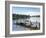 Fishing Pier and Boat Launch in Bayview Park on Bayou Texar in Pensacola, Florida in Blue Early Mor-forestpath-Framed Photographic Print