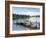 Fishing Pier and Boat Launch in Bayview Park on Bayou Texar in Pensacola, Florida in Blue Early Mor-forestpath-Framed Photographic Print