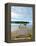 Fishing Pier and Boat Launch in Bayview Park on Bayou Texar in Pensacola, Florida in Early Morning-forestpath-Framed Premier Image Canvas