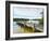 Fishing Pier and Boat Launch in Bayview Park on Bayou Texar in Pensacola, Florida in Early Morning-forestpath-Framed Photographic Print