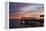 Fishing Pier at Sunset, Jekyll Island, Georgia, USA-Joanne Wells-Framed Premier Image Canvas