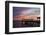 Fishing Pier at Sunset, Jekyll Island, Georgia, USA-Joanne Wells-Framed Photographic Print