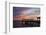 Fishing Pier at Sunset, Jekyll Island, Georgia, USA-Joanne Wells-Framed Photographic Print