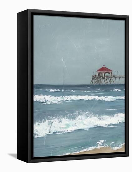 Fishing Pier Diptych I-Jade Reynolds-Framed Stretched Canvas