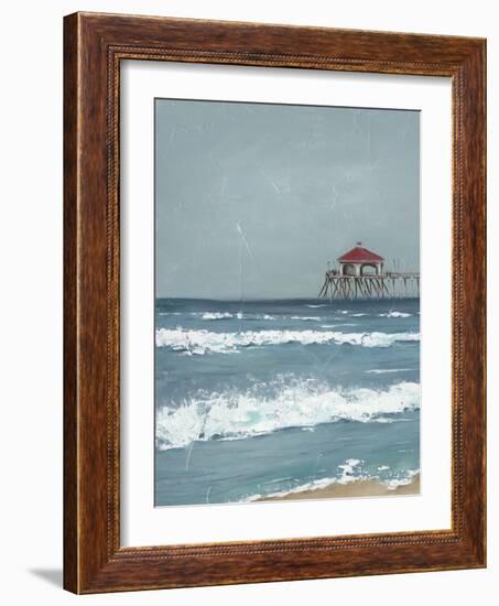 Fishing Pier Diptych I-Jade Reynolds-Framed Art Print